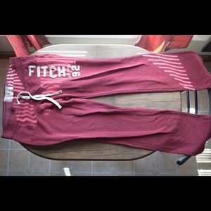Fitch Maroon Sweat pants